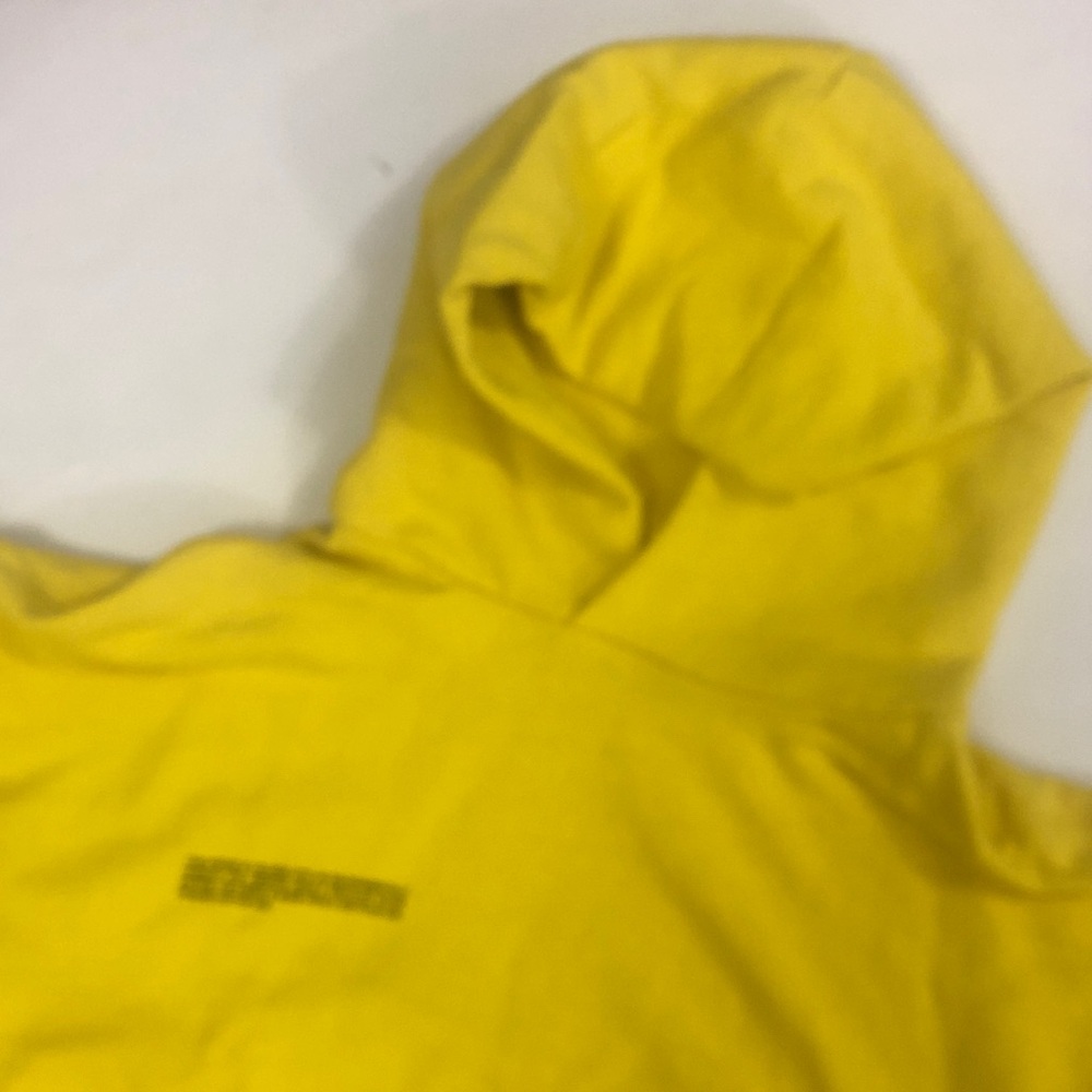 Pangaia S Vibrant Yellow hoodie long sleeve Kanga Pocket Excellent Condition